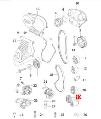 A11-8111200CA A118111200CA Auto Belt Tensioner For DR DR 51.6 CNG